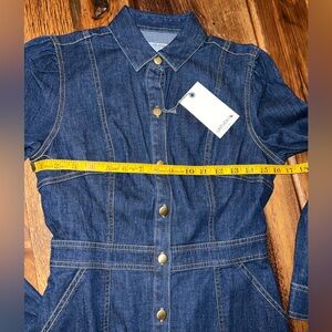 Untuckit for Her Annie Long Sleeve Denim Dress Size 2